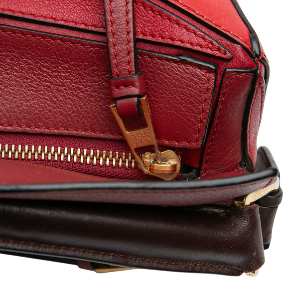 Pre-Loved LOEWE Medium Tricolor Calfskin Puzzle Satchel - Picture 9 of 10